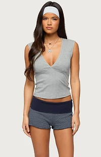 Edikted Balentina V Neck Tank Top