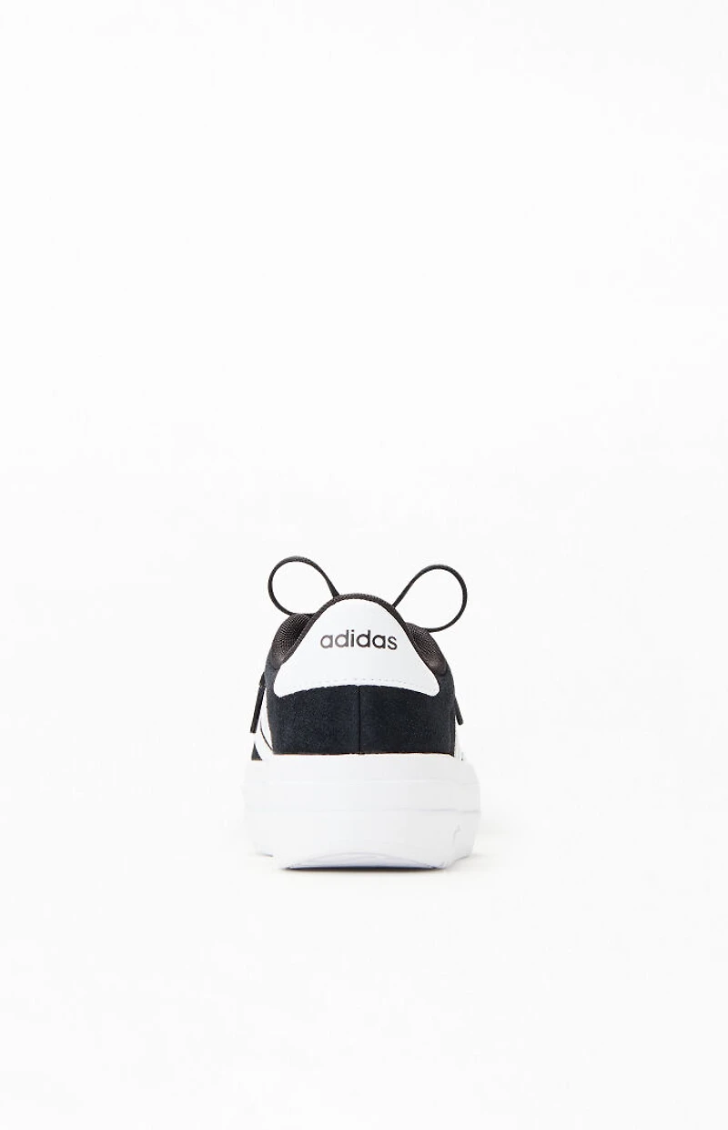 adidas Kids Black VL Court Bold Shoes