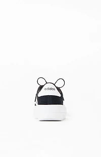 adidas Kids Black VL Court Bold Shoes