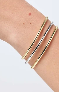 Ana Luisa Carter 3mm Silver Bangle Bracelet