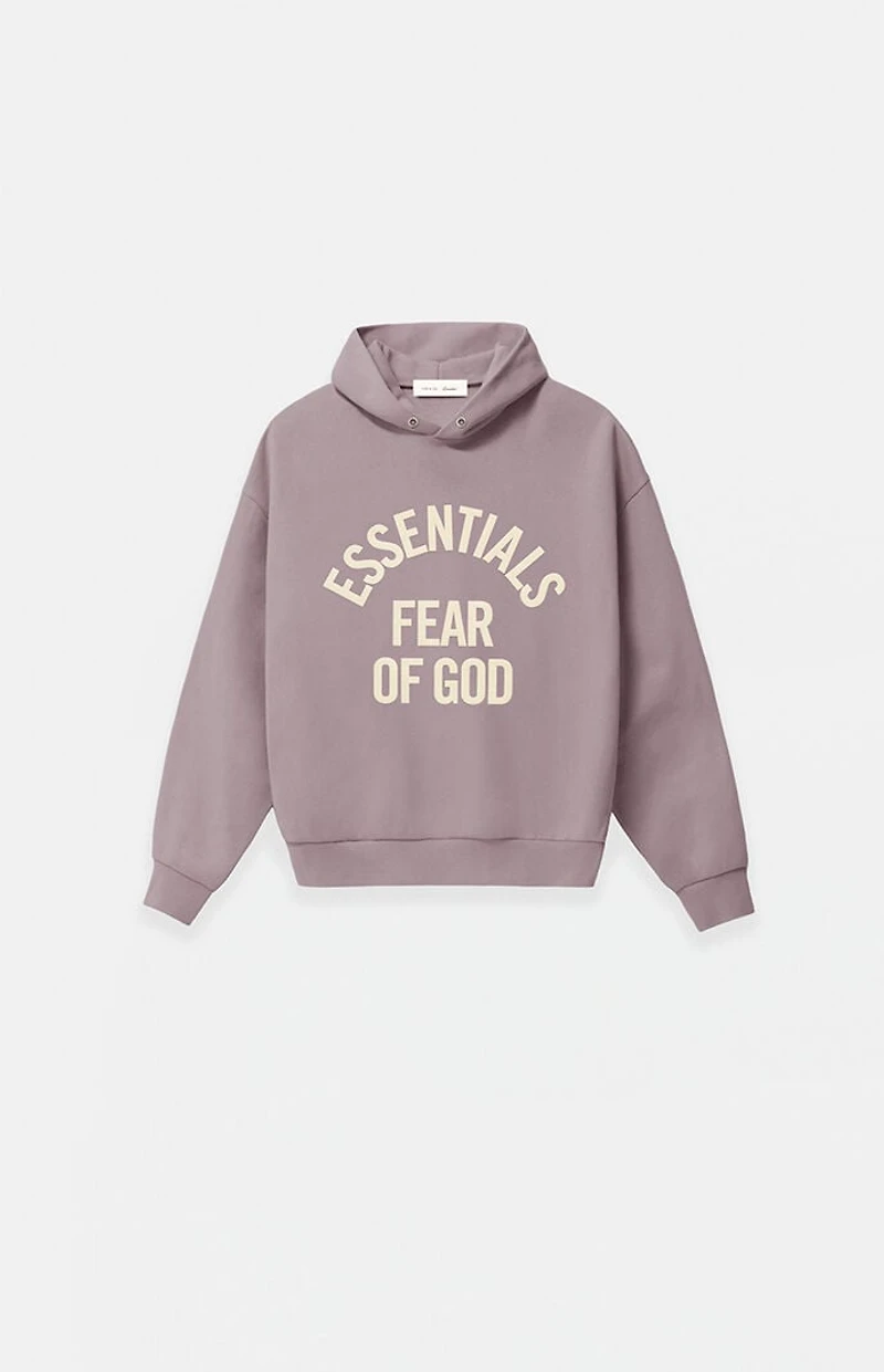 Fear of God ESSENTIALS Kids Faded Mauve Campus '90s Hoodie
