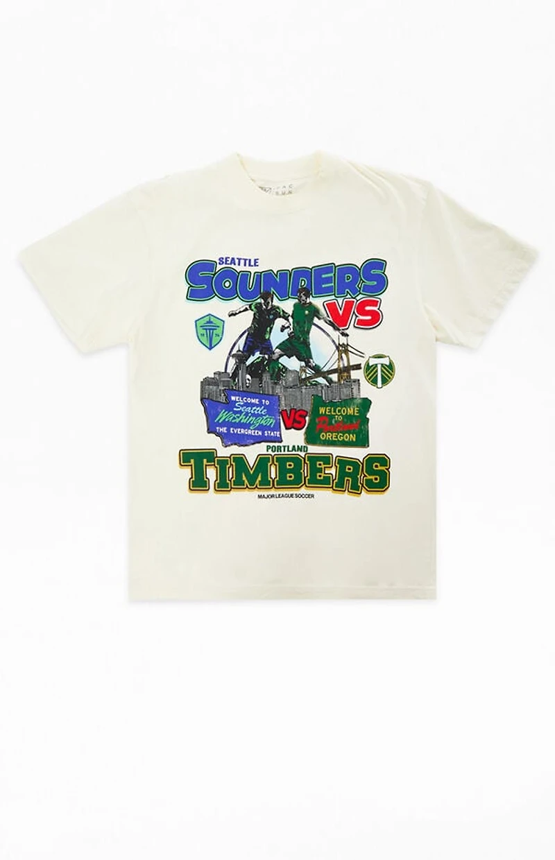 MLS Seattle Sounders Vs Portland Timbers T-Shirt