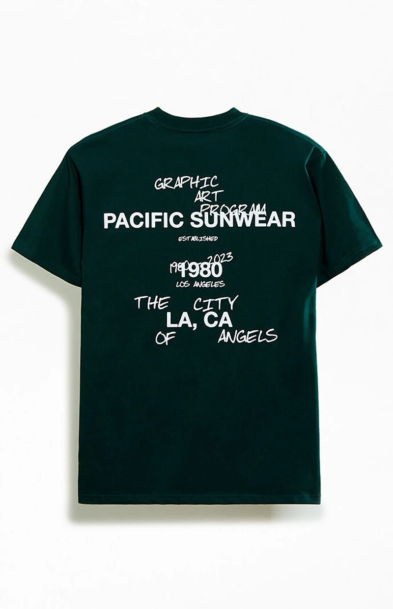 Pacsun Pacific Sunwear Art Program Oversized T-Shirt