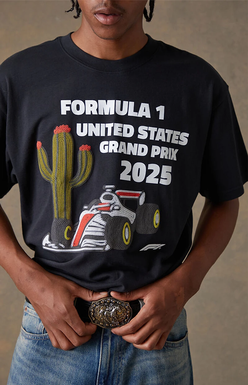 Formula 1 x Pacsun United States Grand Prix 2025 Austin Cactus T-Shirt