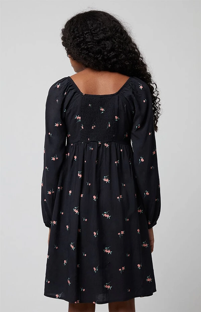 Pacsun Kids Long Sleeve Floral Dress