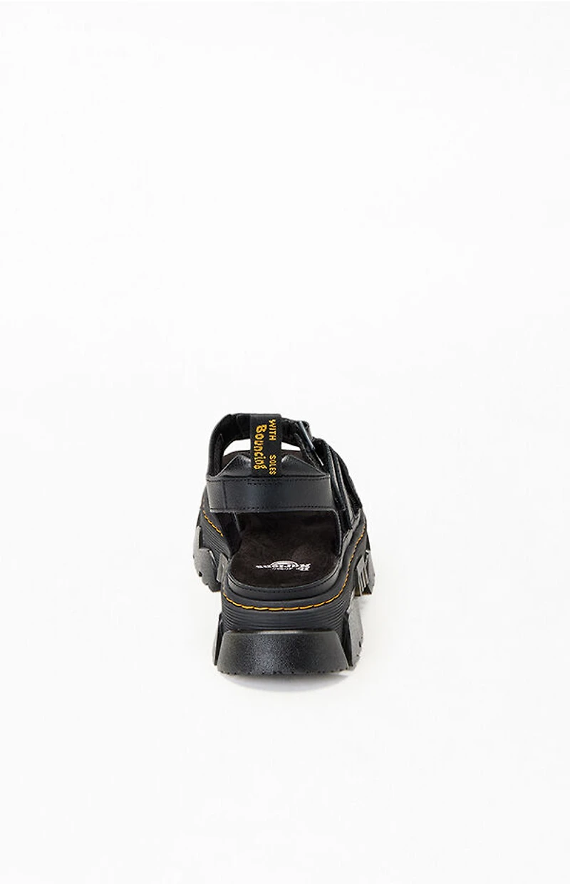 Dr Martens Women's Black Mattison Kit 3 Strap Sandals