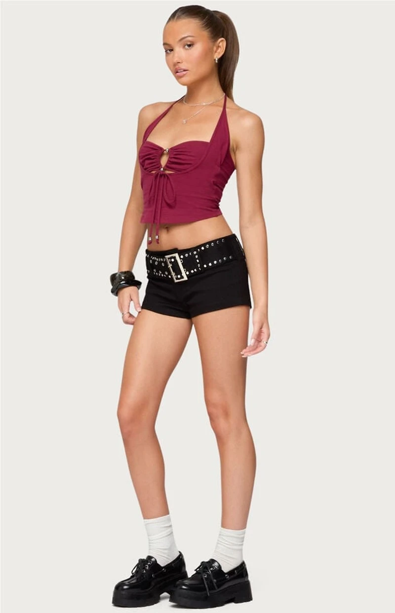 Edikted Ayana Layered Bandeau Halter Top