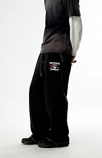 True Religion Big T Logo Baggy Sweatpants