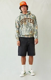 Pacsun Black Baggy Denim Carpenter Shorts
