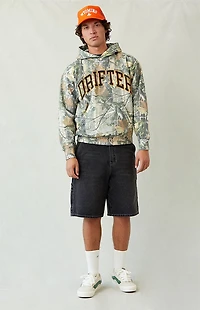 Pacsun Black Baggy Denim Carpenter Shorts