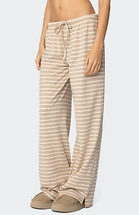 Edikted Jona Stripey Slit Pants