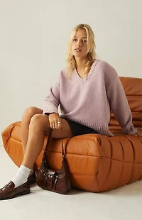 Your Favorite Elin V-Neck Oversized Sweater