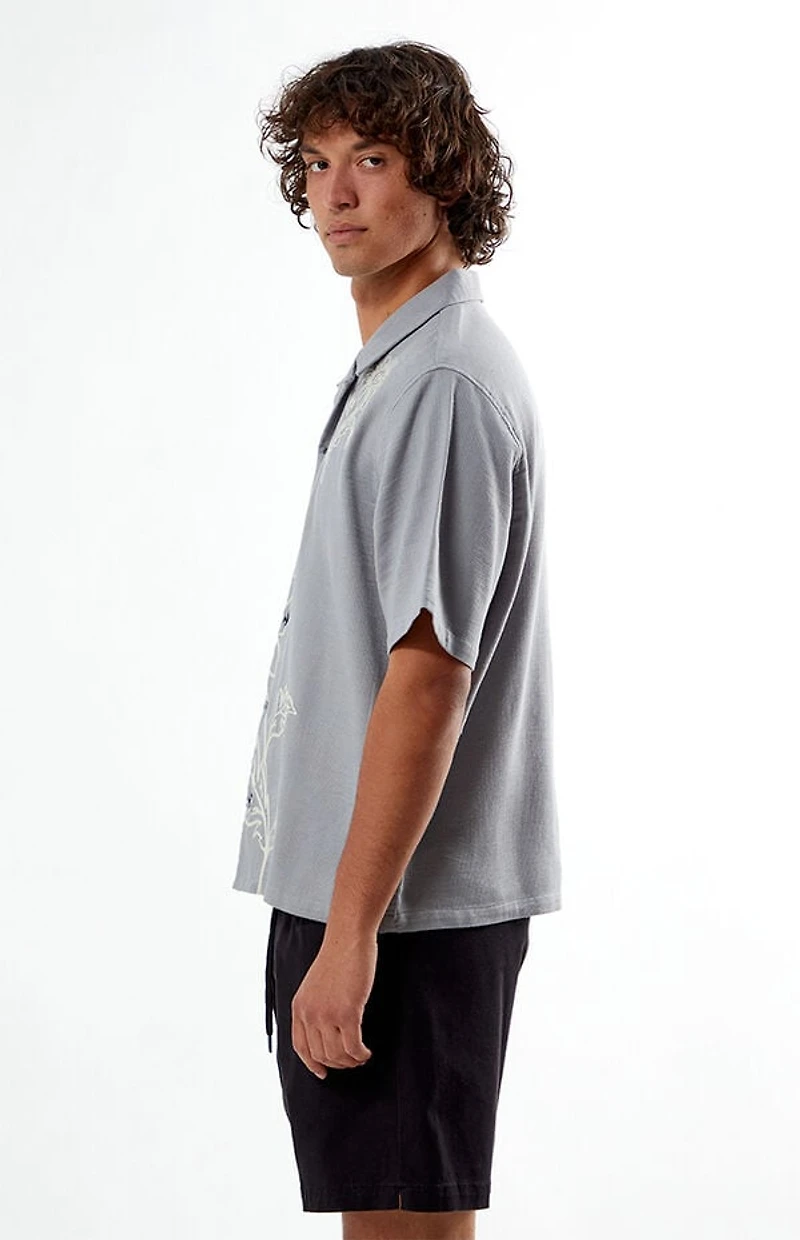 Pacsun Flower Resort Oversized Camp Shirt