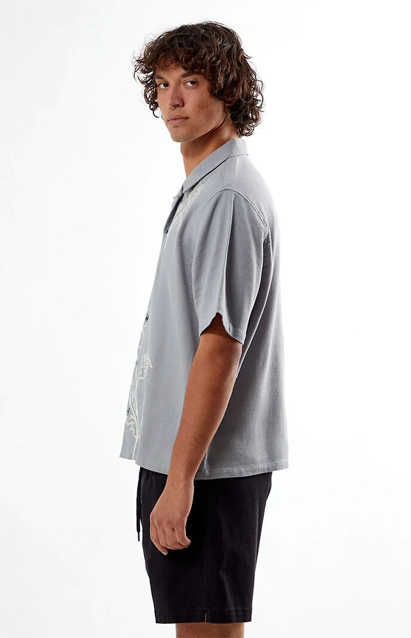 Pacsun Flower Resort Oversized Camp Shirt