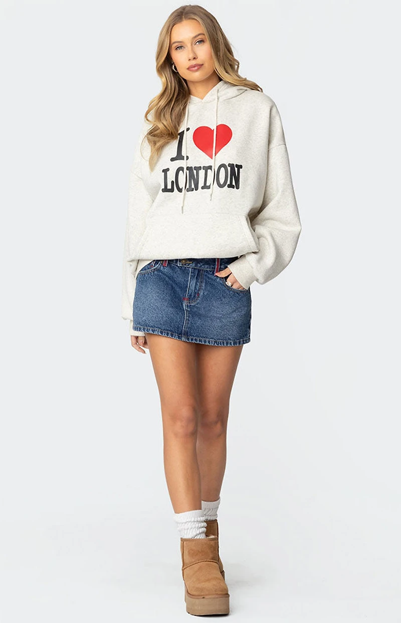 Edikted London Lover Oversized Hoodie