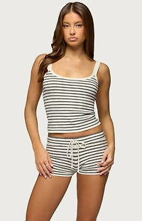 Edikted Lillian Striped Knit Tank Top