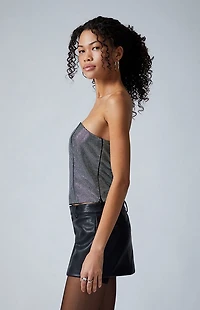 Third Charm Lucy Rhinestone Studded Corset