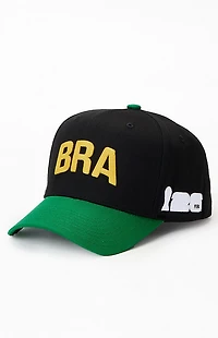 FIFA Embroidered Brazil Pro Crown Snapback Hat