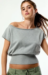 Your Favorite Eva Short Sleeve Sweater T-Shirt