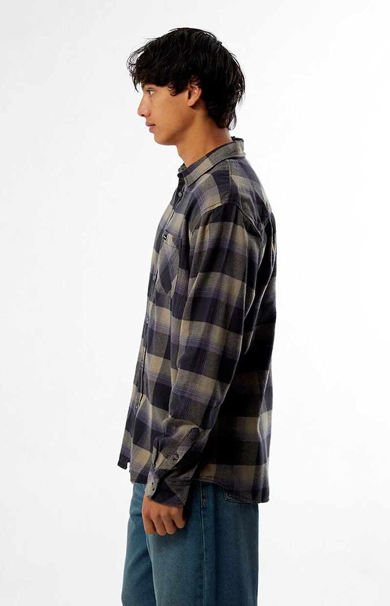 Quiksilver Penmar Check Long Sleeve Flannel T-Shirt