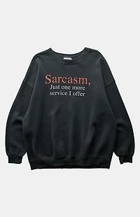PS VINTAGE 90s Sarcasm Crew Neck Sweatshirt