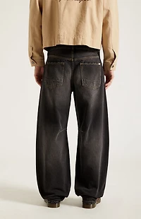 Pacsun Mason Baggy Barrel Jeans Dart Black