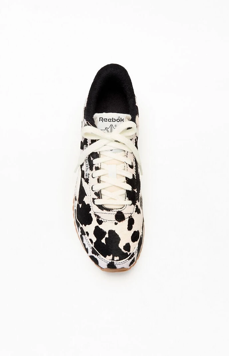 Reebok Women's Cow Print Classic AZ Sneakers