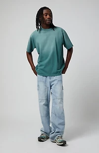 Pacsun Blake Extreme Baggy Jeans Cargo Light Blue