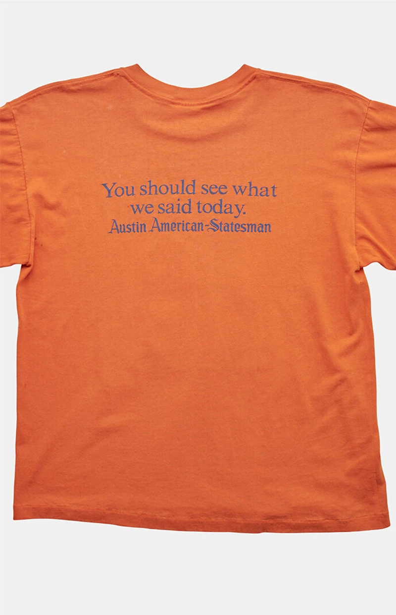 PS VINTAGE 80s Austin Texas American Statesman Graphic T-Shirt