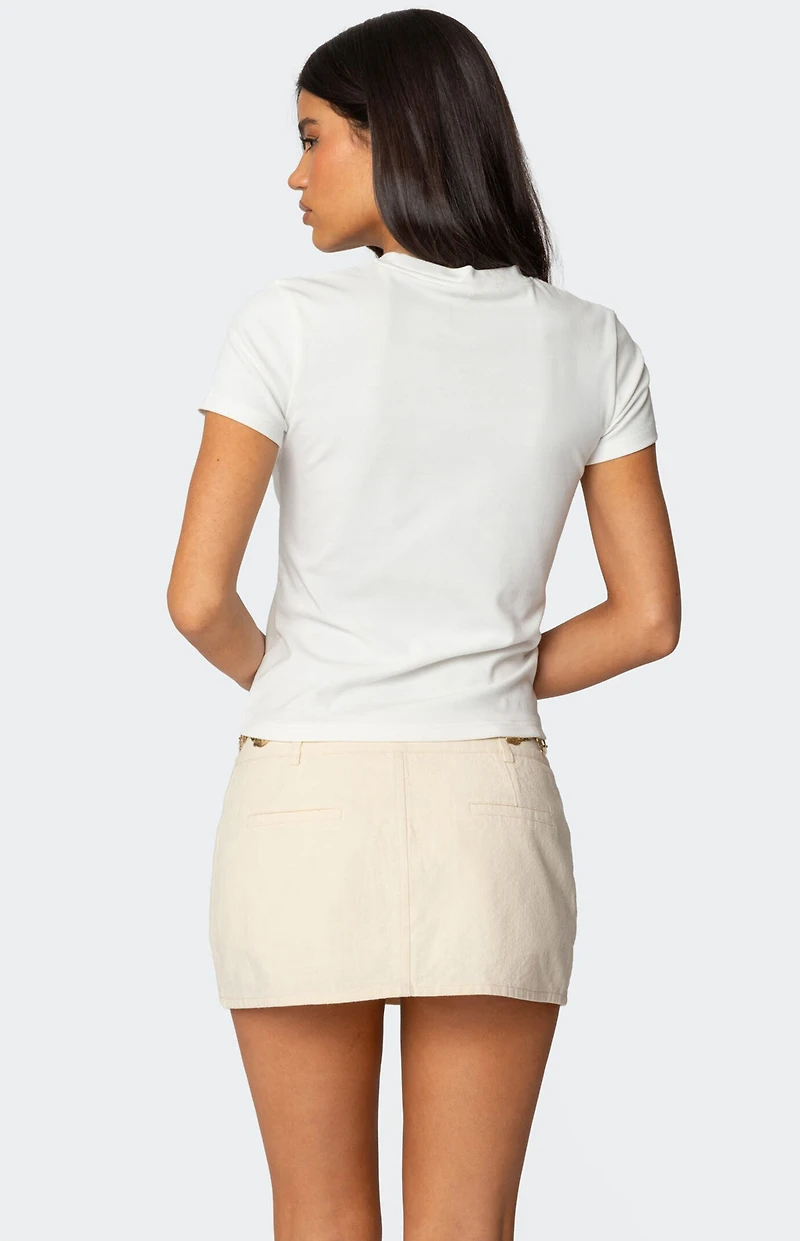 Edikted Seashells Graphic T-Shirt