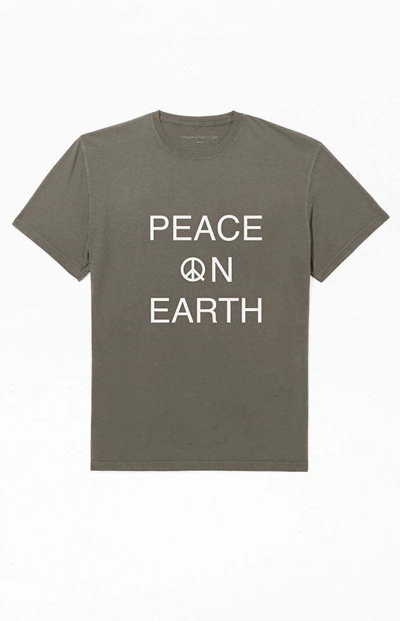 MUSEUM OF PEACE & QUIET Earth T-Shirt