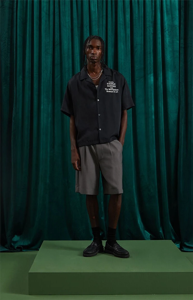 The Met x Pacsun European Cropped Camp Shirt