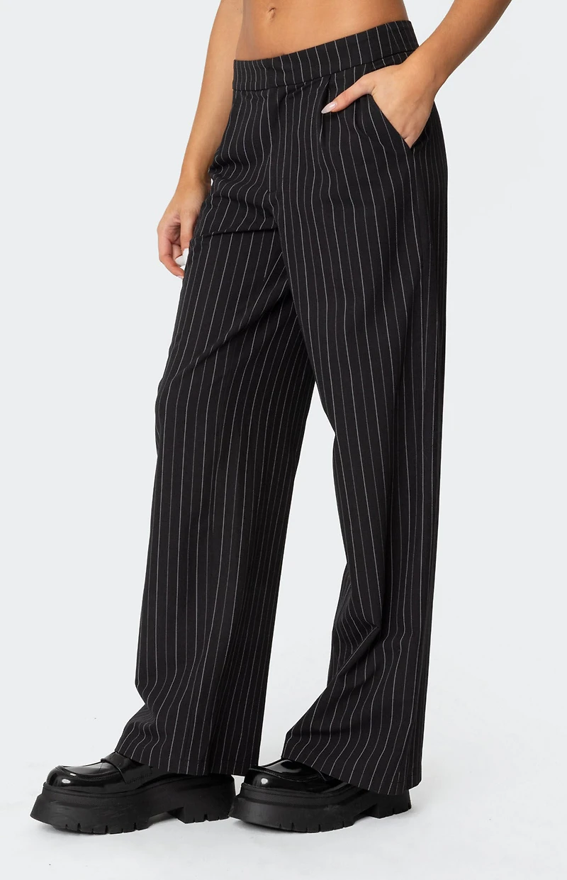 Edikted Aliza Pinstripe Pants