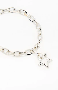 LA Hearts Star Chain Bracelet