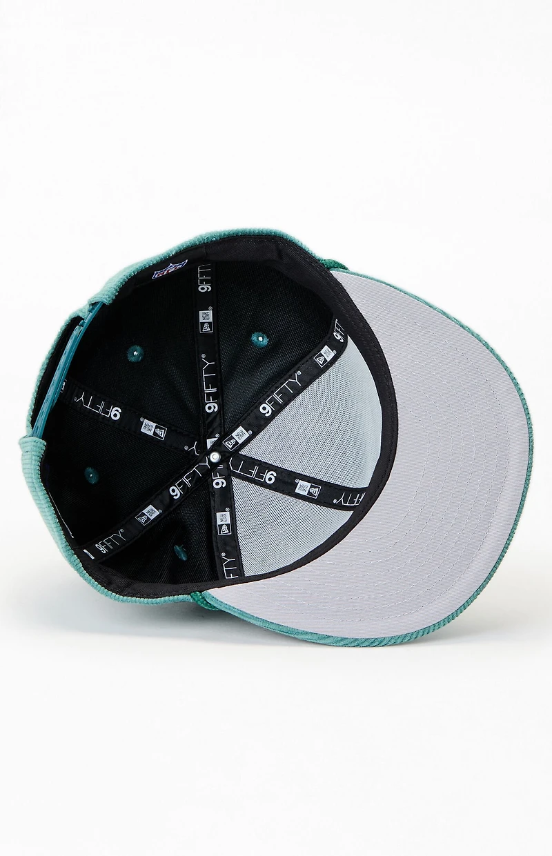 New Era Green Philadelphia Eagles 9FIFTY Corduroy Rope Trim Snapback Hat