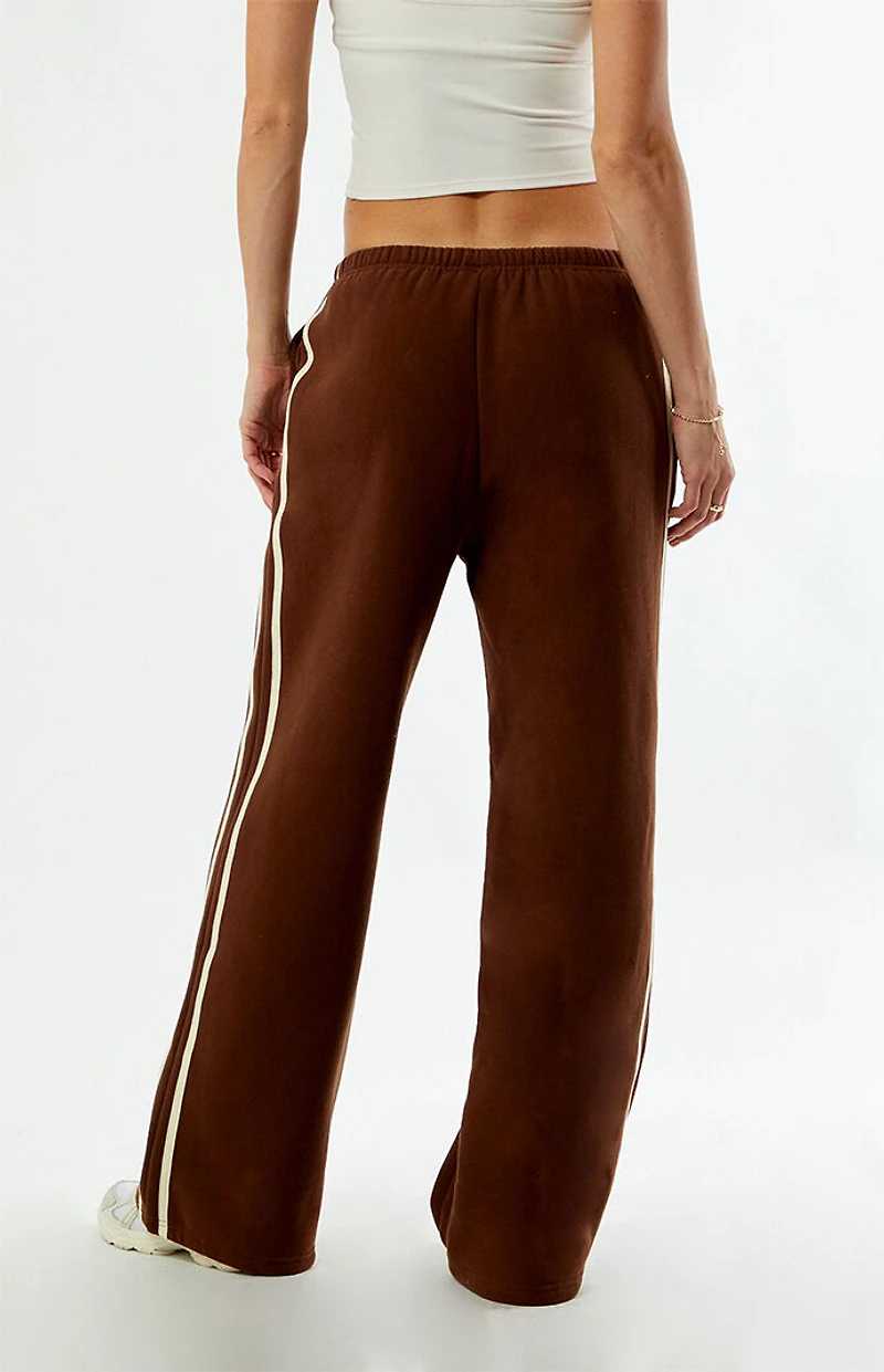 Rhythm Brown Contrast Track Baggy Sweatpants