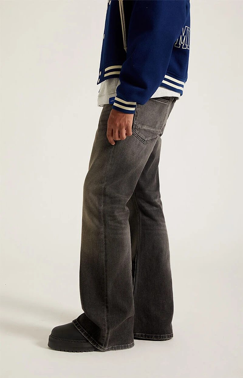 Pacsun Jordan Baggy Bootcut Jeans Washed Black