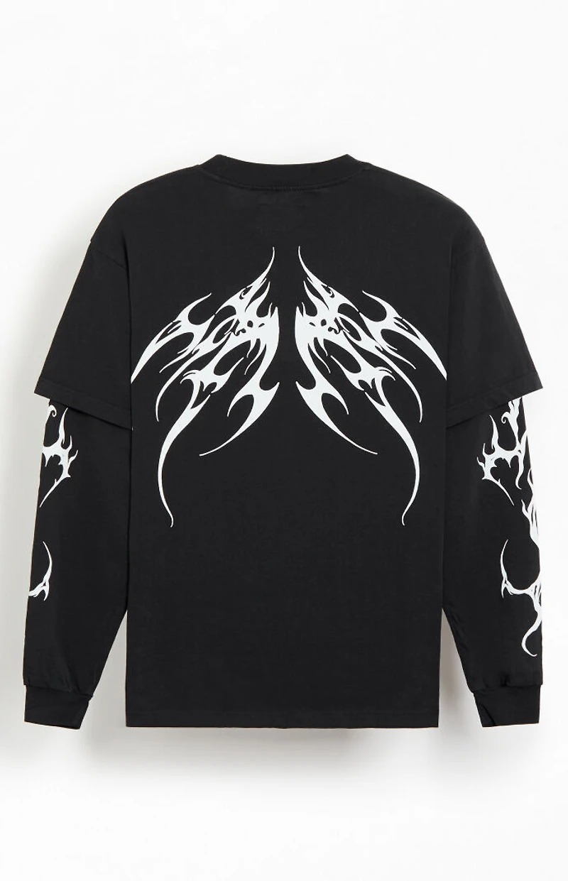 Pacsun Cyber 2fer Long Sleeve T-Shirt