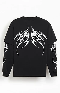 Pacsun Cyber 2fer Long Sleeve T-Shirt