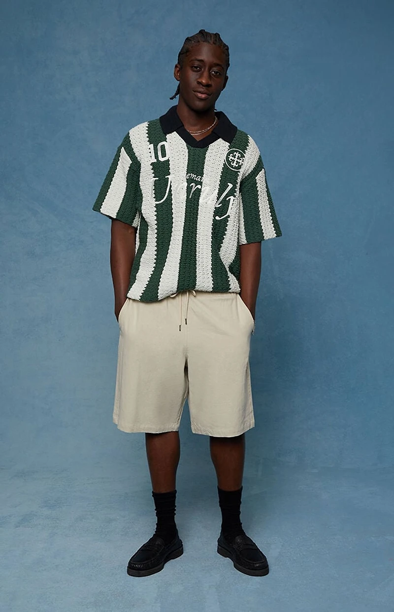 Pacsun Cream Linen Shorts