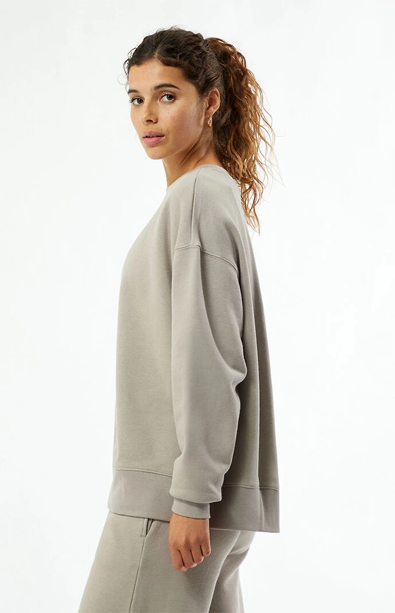WEWOREWHAT Active Oversized Crew Neck Sweatshirt