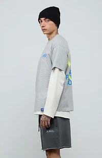 A.R.C. Systems Heather Gray Vintage Wash Heavyweight T-Shirt