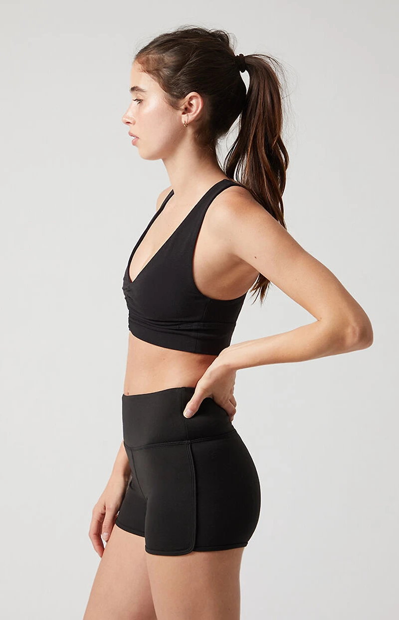 PAC 1980 Active Black A Cinch Sports Bra