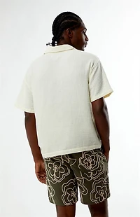 Pacsun Cropped Boxy Gauze Camp Shirt