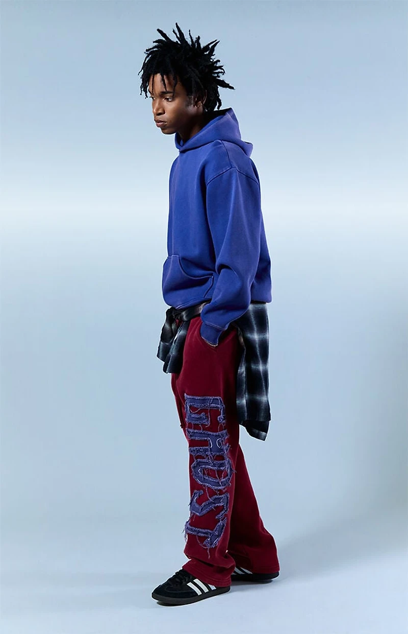 Pacsun Ghost Applique Washed Baggy Sweatpants