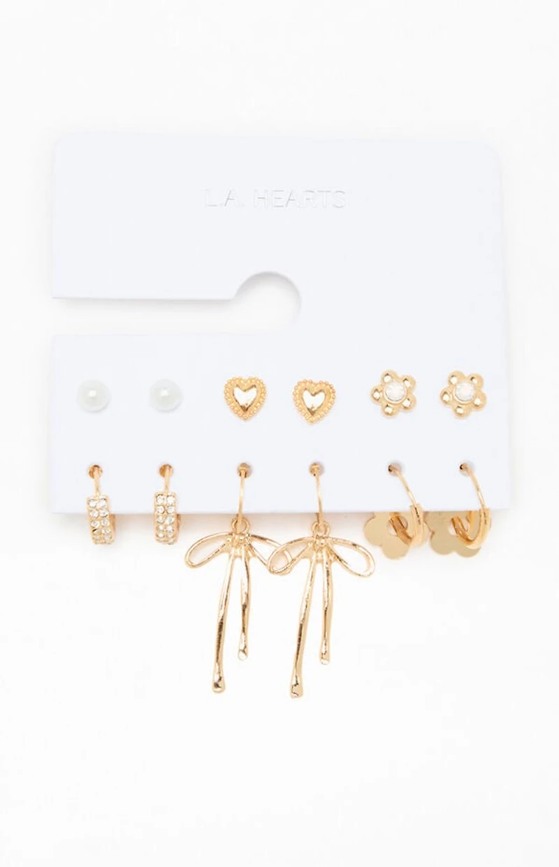 LA Hearts 6 Pack Eden Earrings