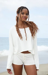 John Galt White Bear Pajama Boyshorts