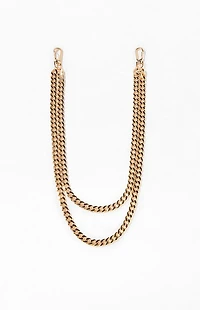 Pacsun Gold Double Wallet Chain