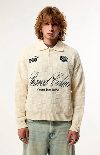 Pacsun Shared Culture Knit Polo Sweater