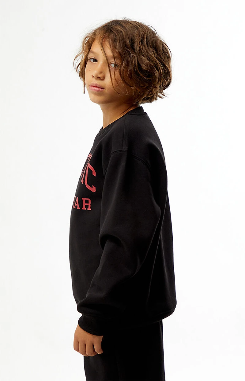 Pacsun Kids Black Crew Neck Sweatshirt